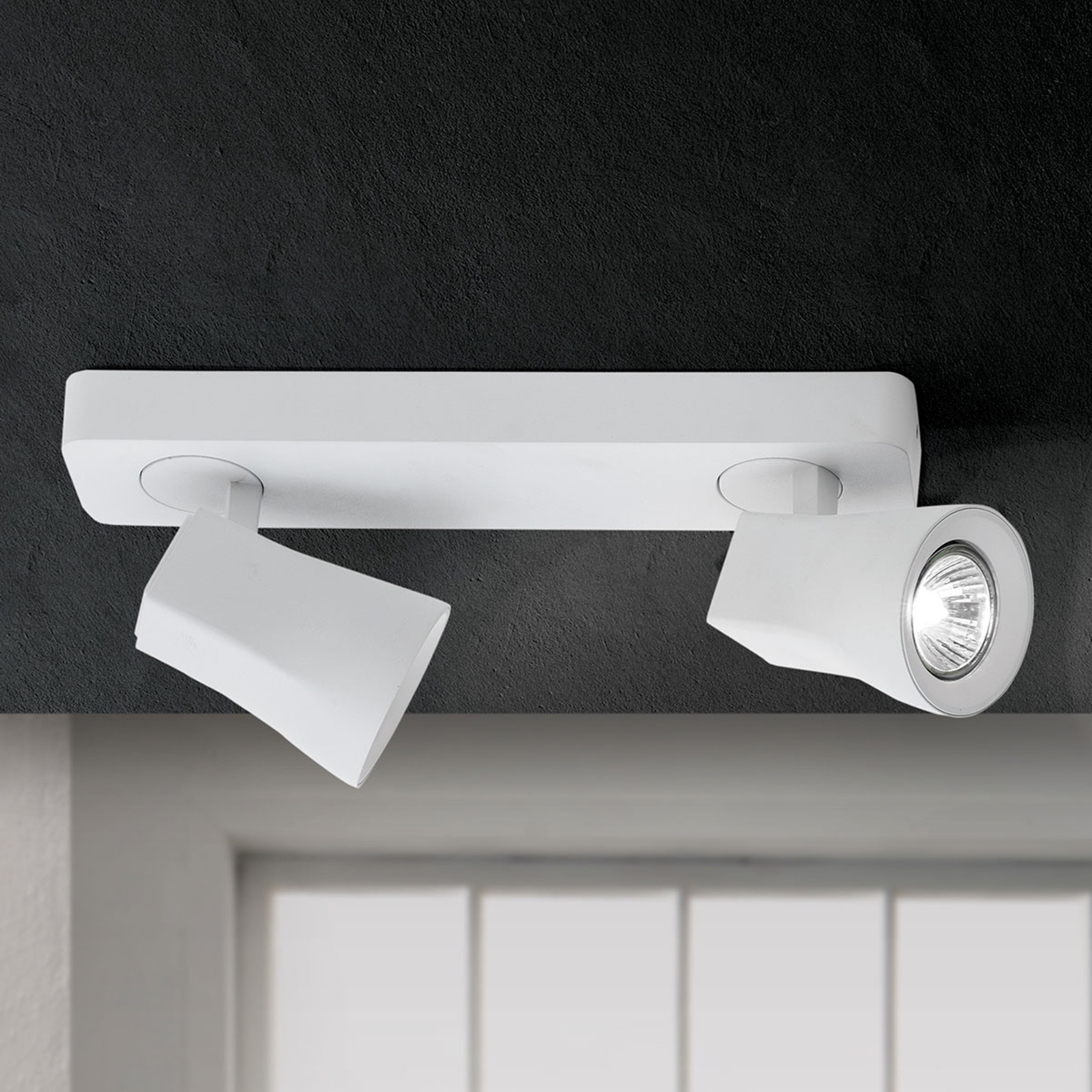 Justerbar påbyggnads-downlight Aurora, 2 lampa