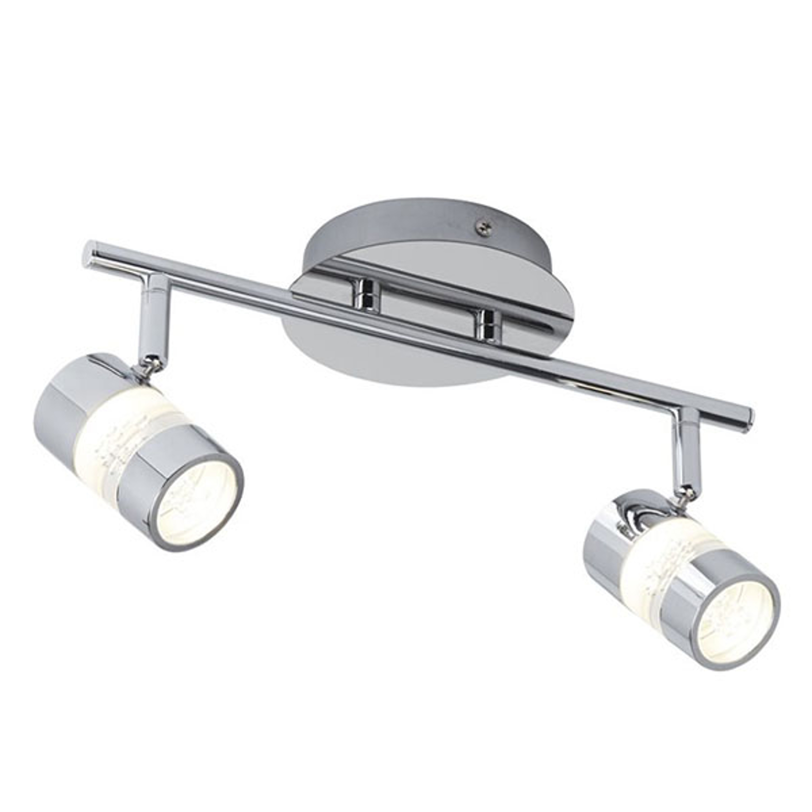 LED-takspotlight Bubbles, IP44, 2 lampor