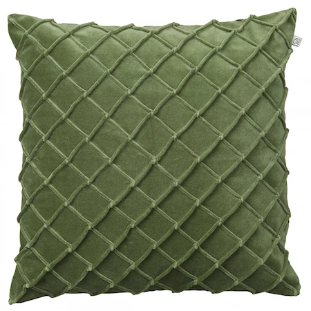 Deva Kuddfodral Velvet Kaktusgrön 50x50cm