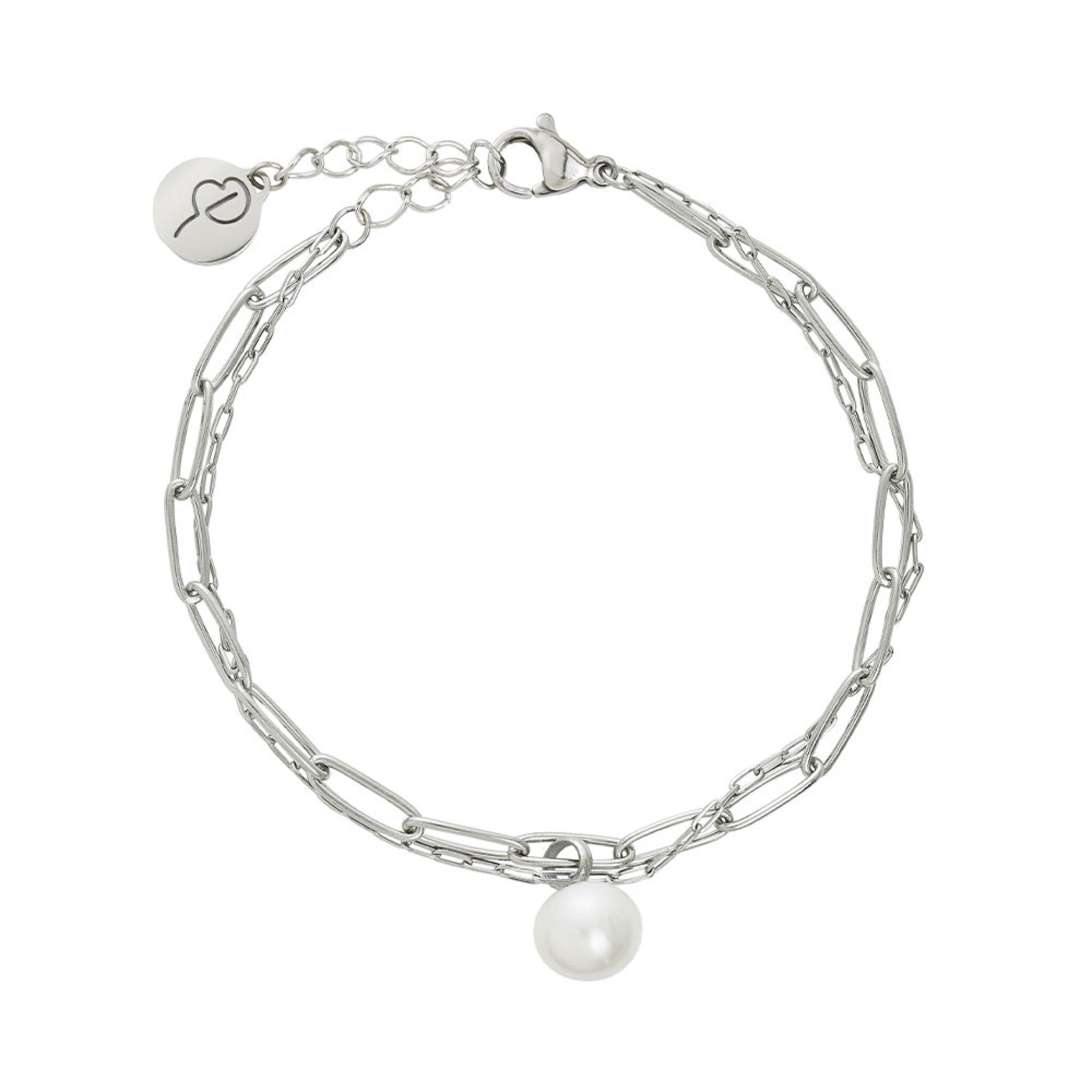 Berzelii Bracelet Layered Steel, ONE SIZE