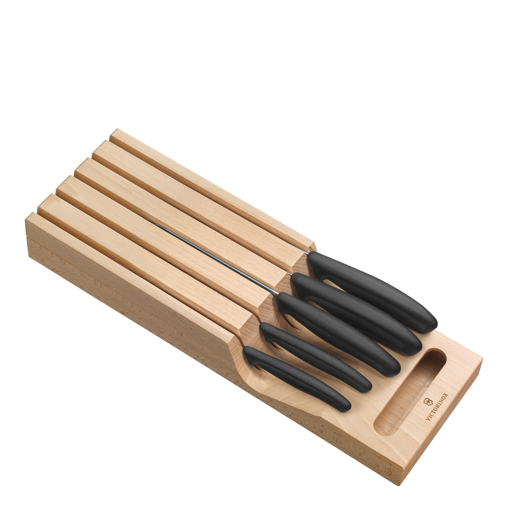 Victorinox - Swiss Classic Knivset + Knivblock för låda