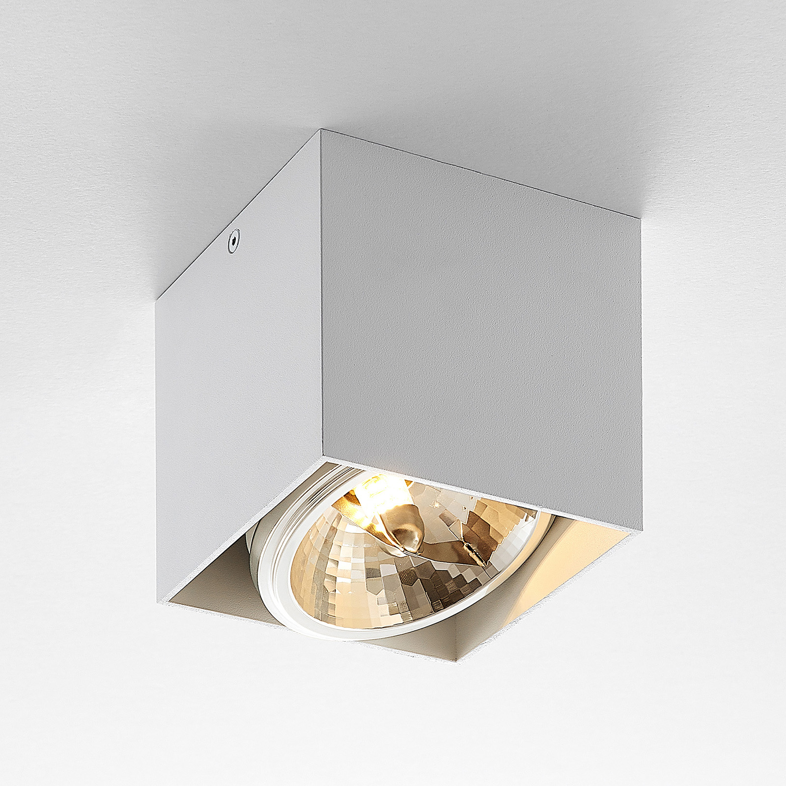 Arcchio Jarle taklampa, 1 lampa vit