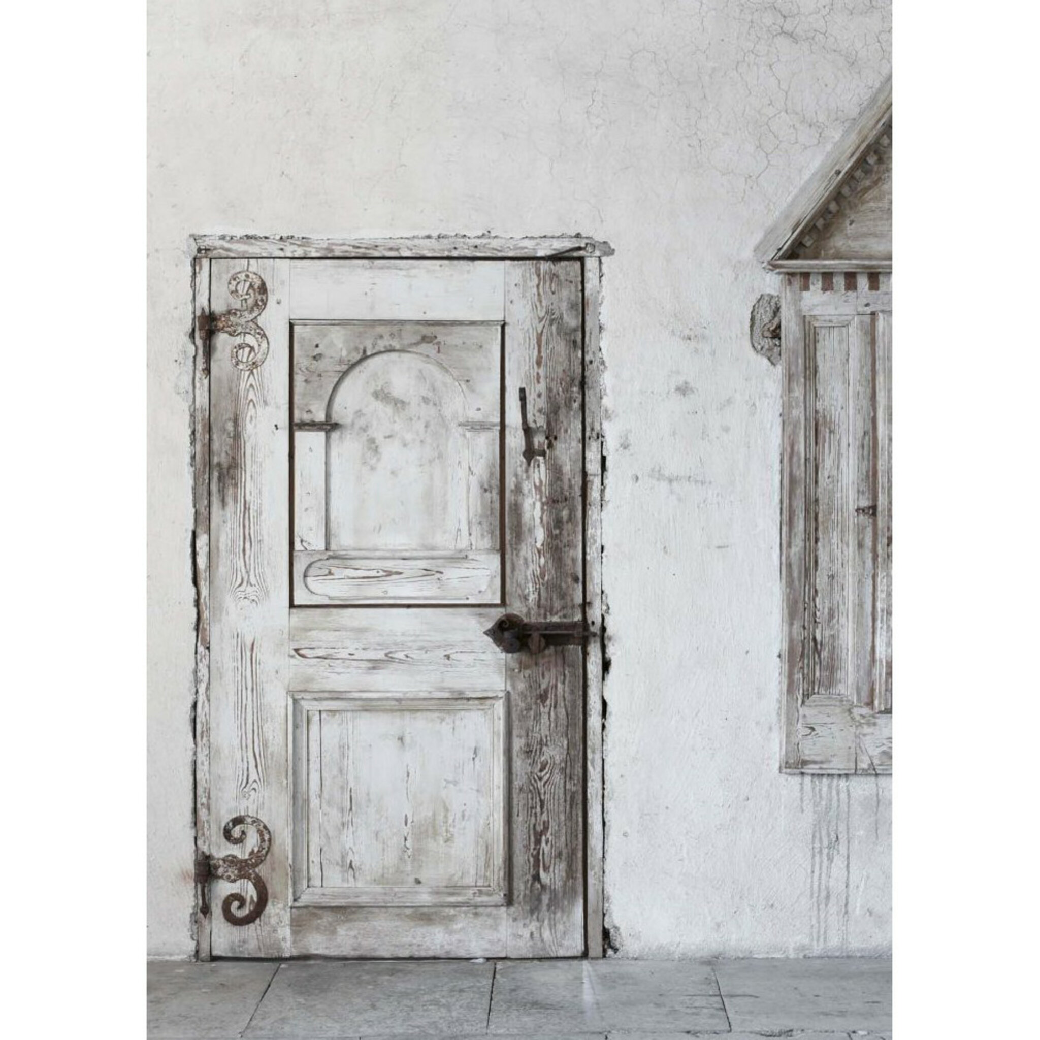 White Old Door