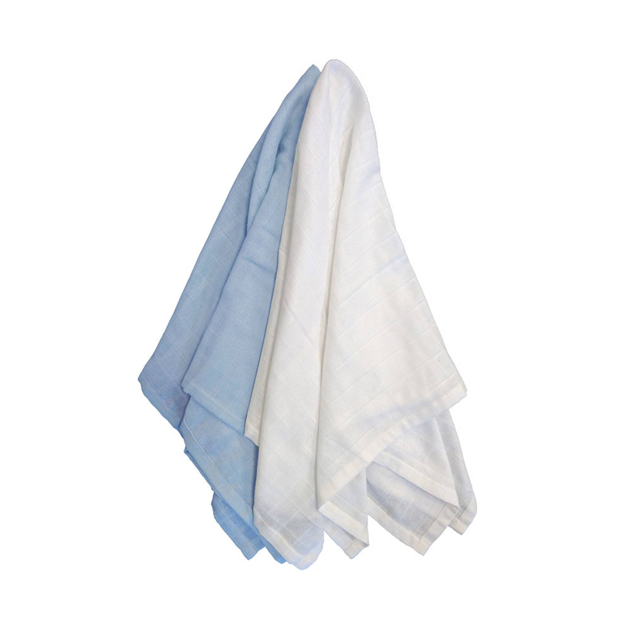 Muslin 2-pack forever blue GOTS, 70X70 CM
