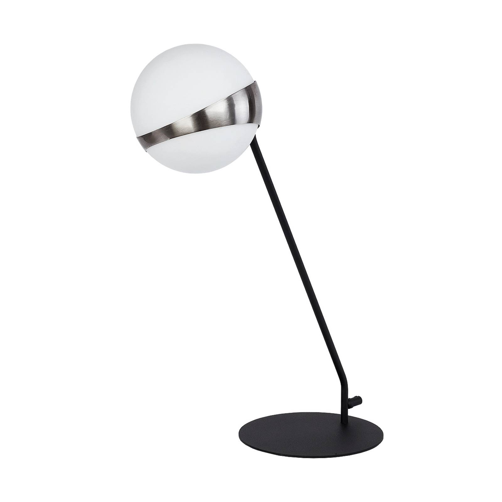 Bordslampa Parcel, vit/silver