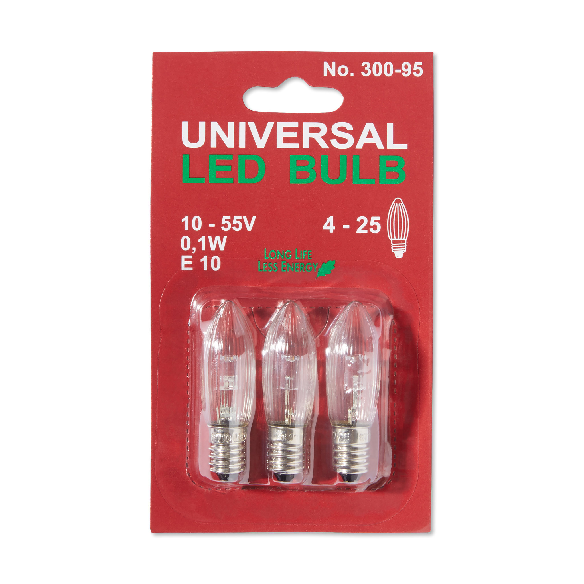 LED-lampa universal, 3-pack