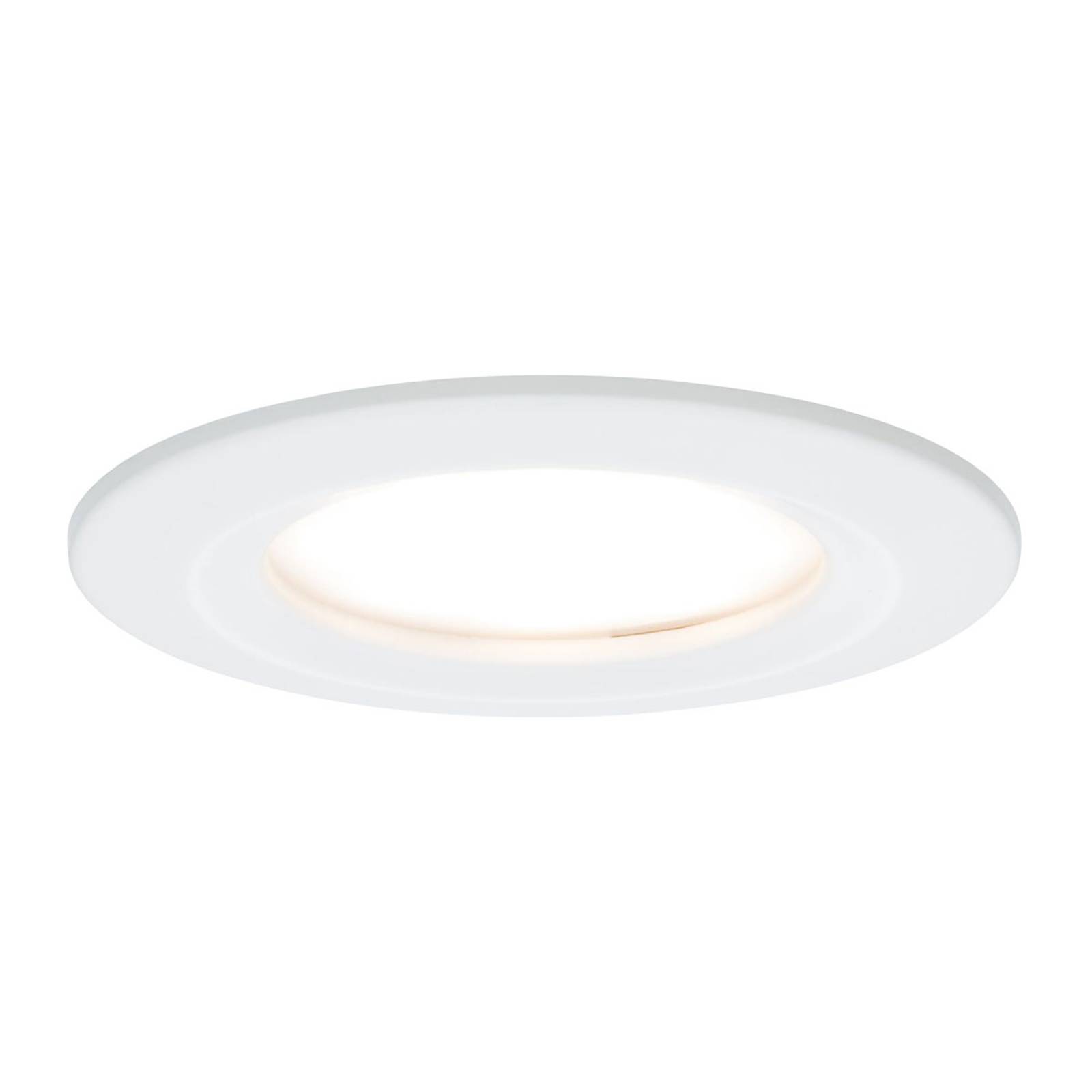 Paulmann 3-pack LED-spotlight Slim Coin dimbar vit