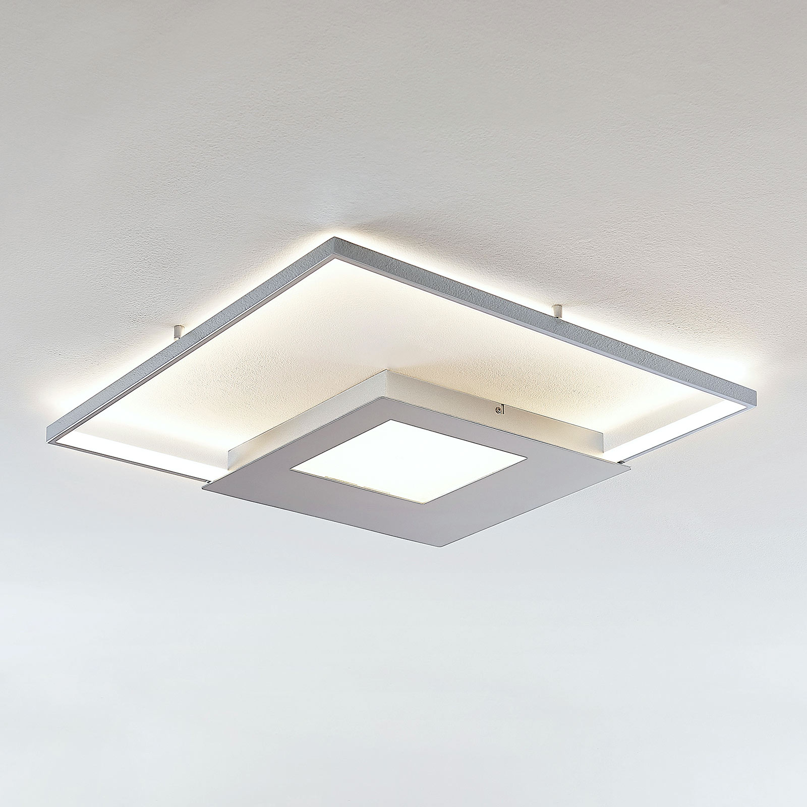 LED-taklampa Anays, kantig, 62 cm