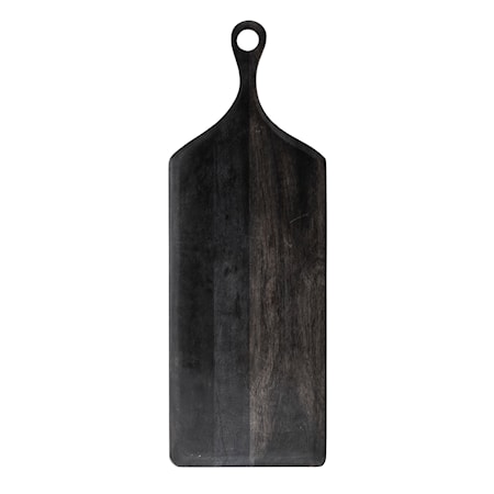Serveringsbräda Akacia Svart 70x25 cm