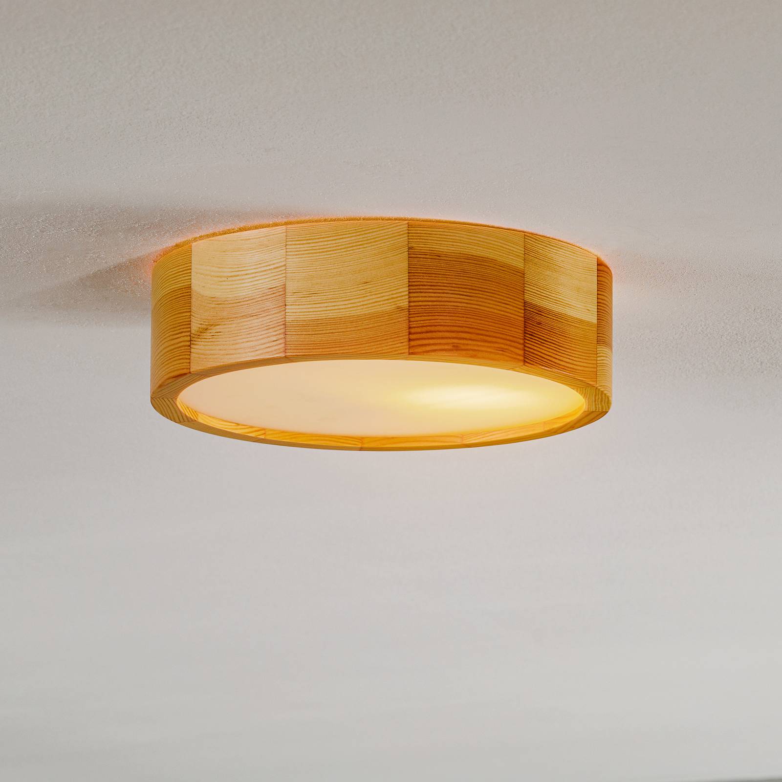 Taklampa Kerio, Ø 27 cm, tall natur