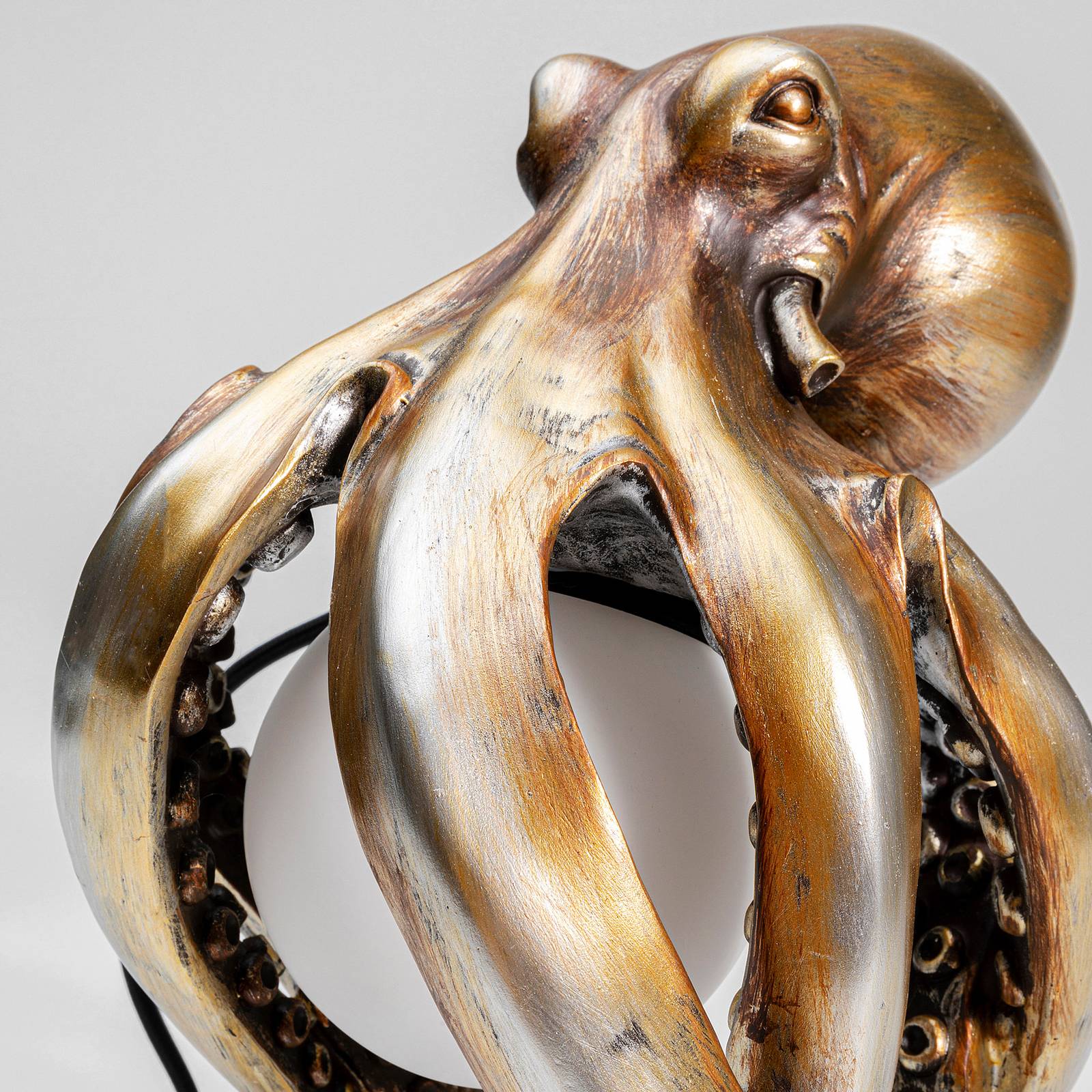 KARE Animal Octopus bordslampa i guld