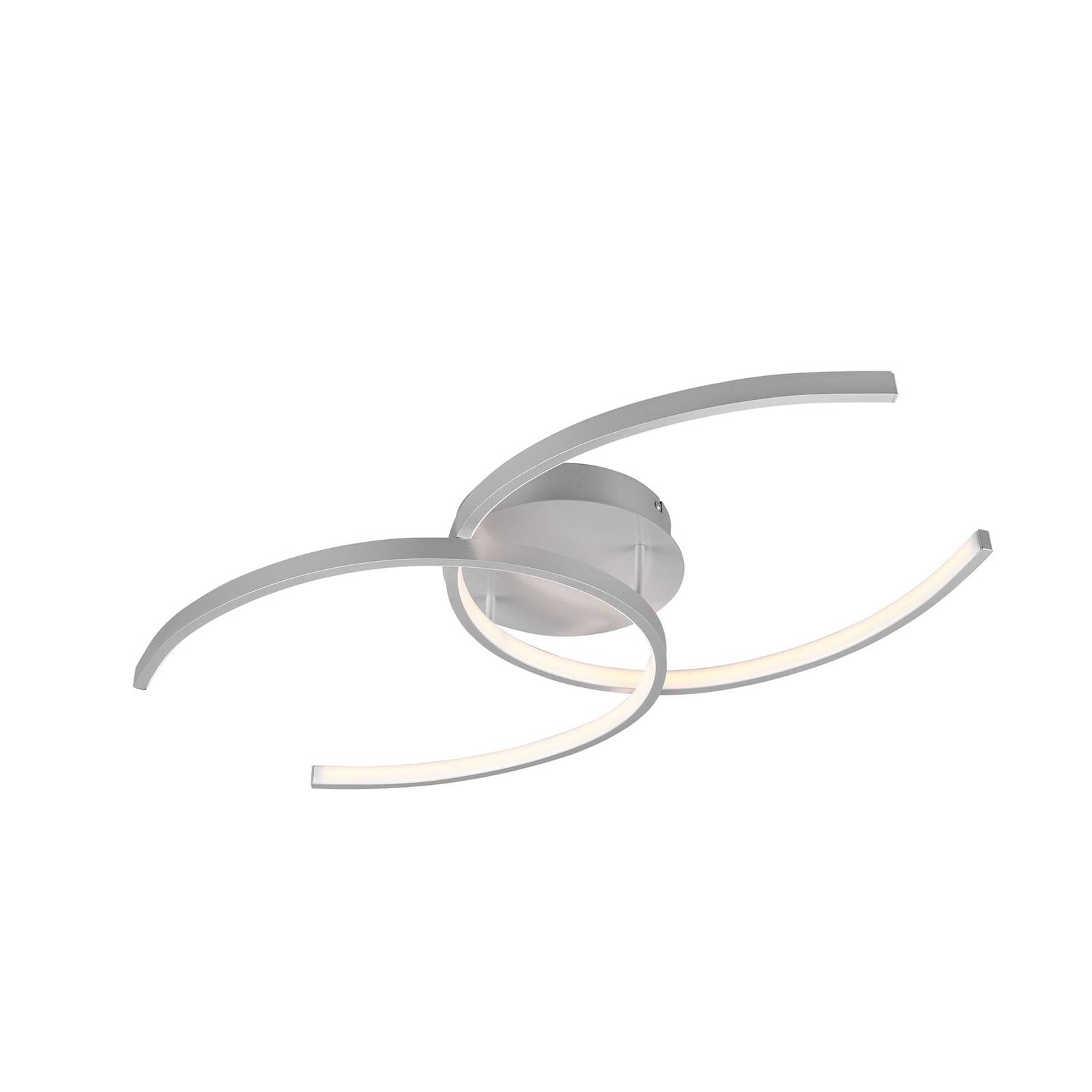 Lindby Cirlio LED-taklampa CCT, silver