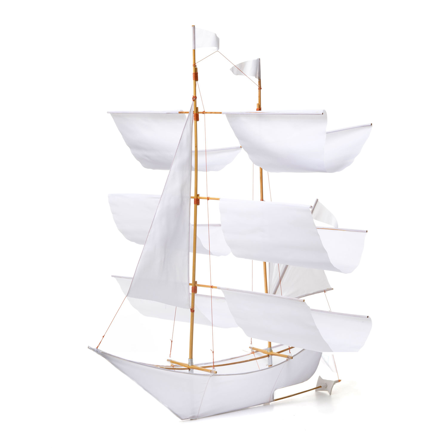 Skepp mobil Sailing Ship Kite vit, Haptic lab