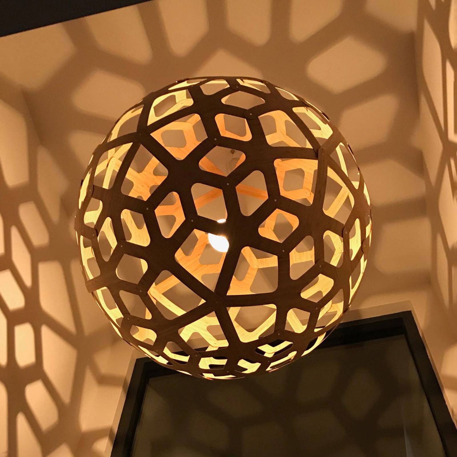 david trubridge Coral hänglampa Ø 60 cm karamell