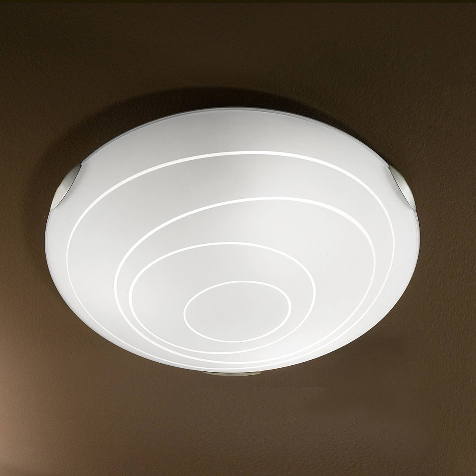LED-plafondlampa KENT vit