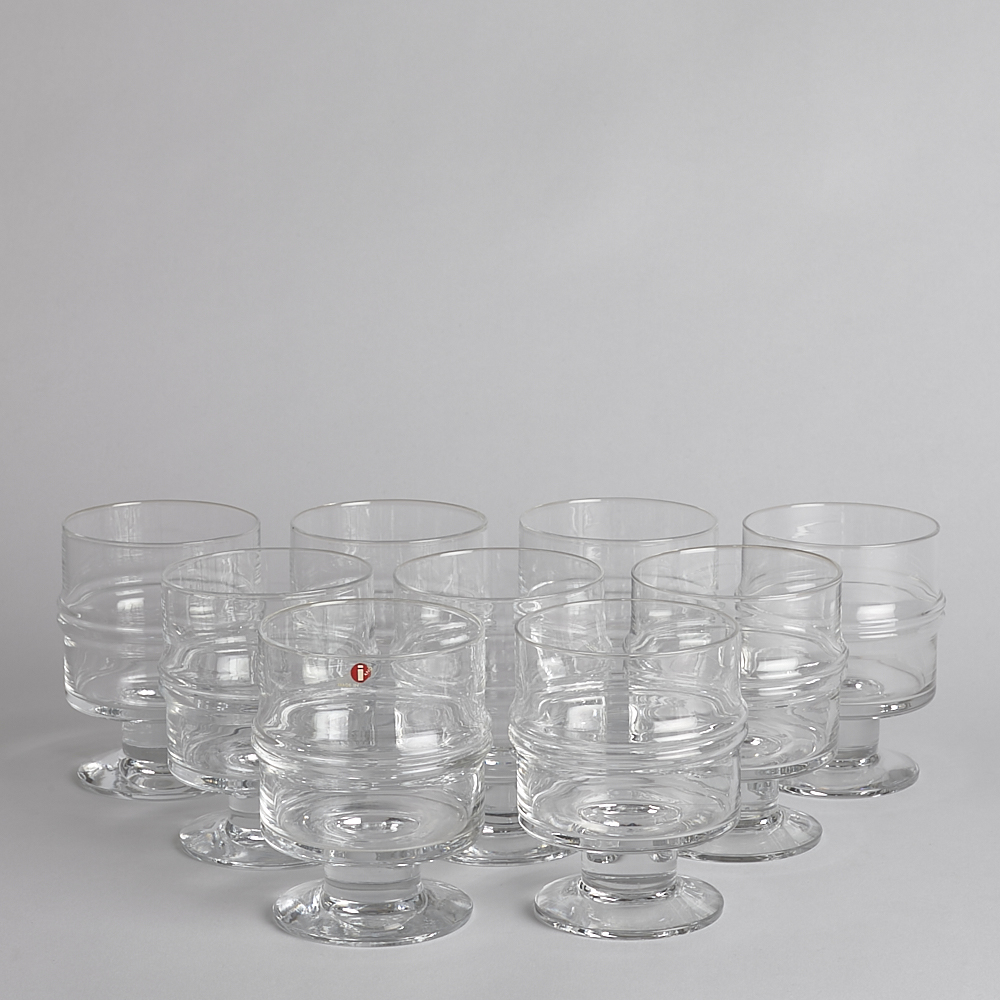 Iittala - SÅLD "Pisaranrengas" vinglas 9 st