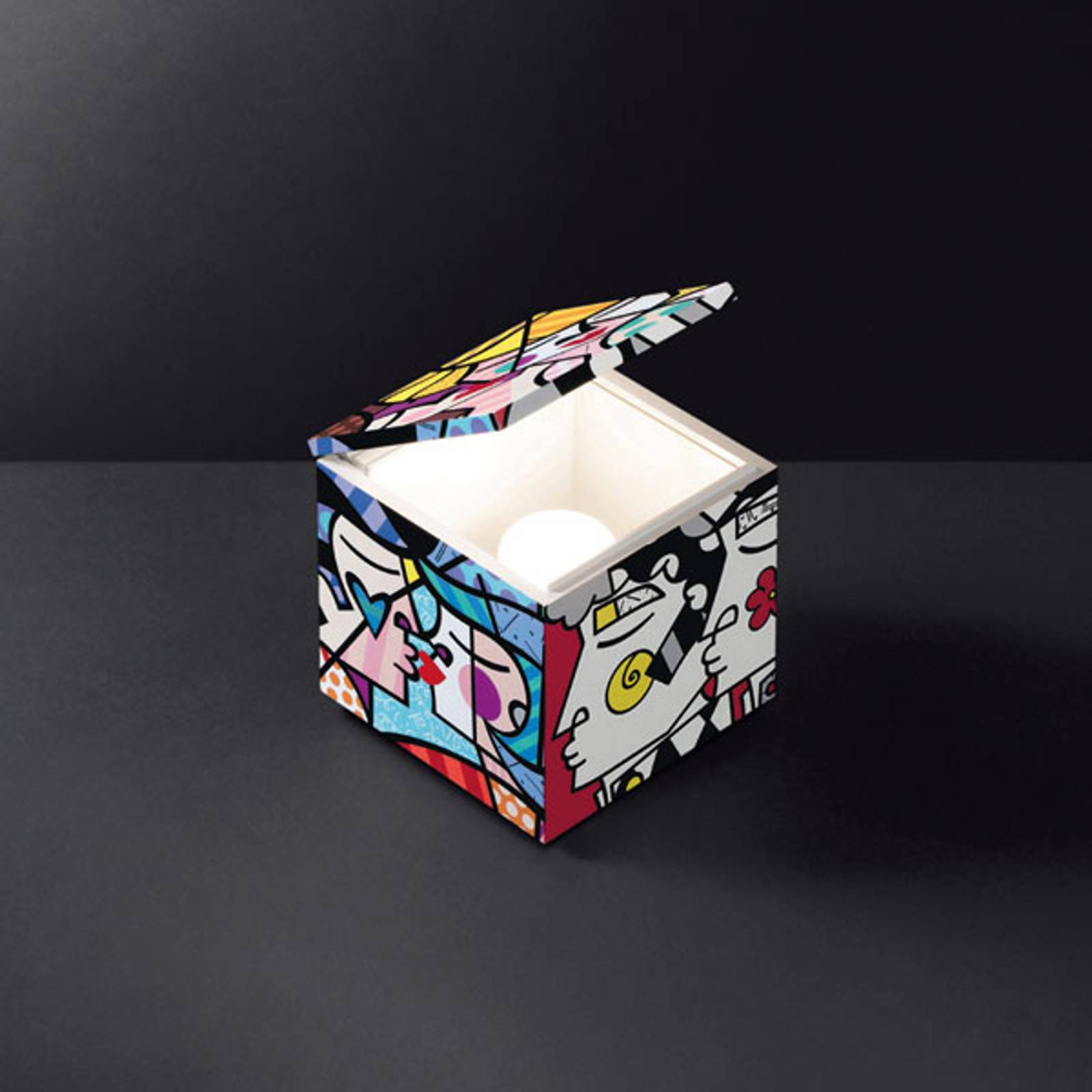 Cini&Nils Cuboluce LED-bordslampa Britto people