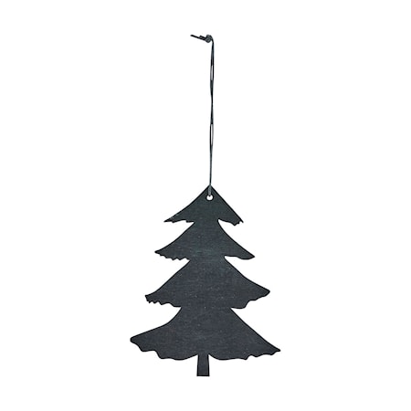 Ornament Pine 12 cm Svart