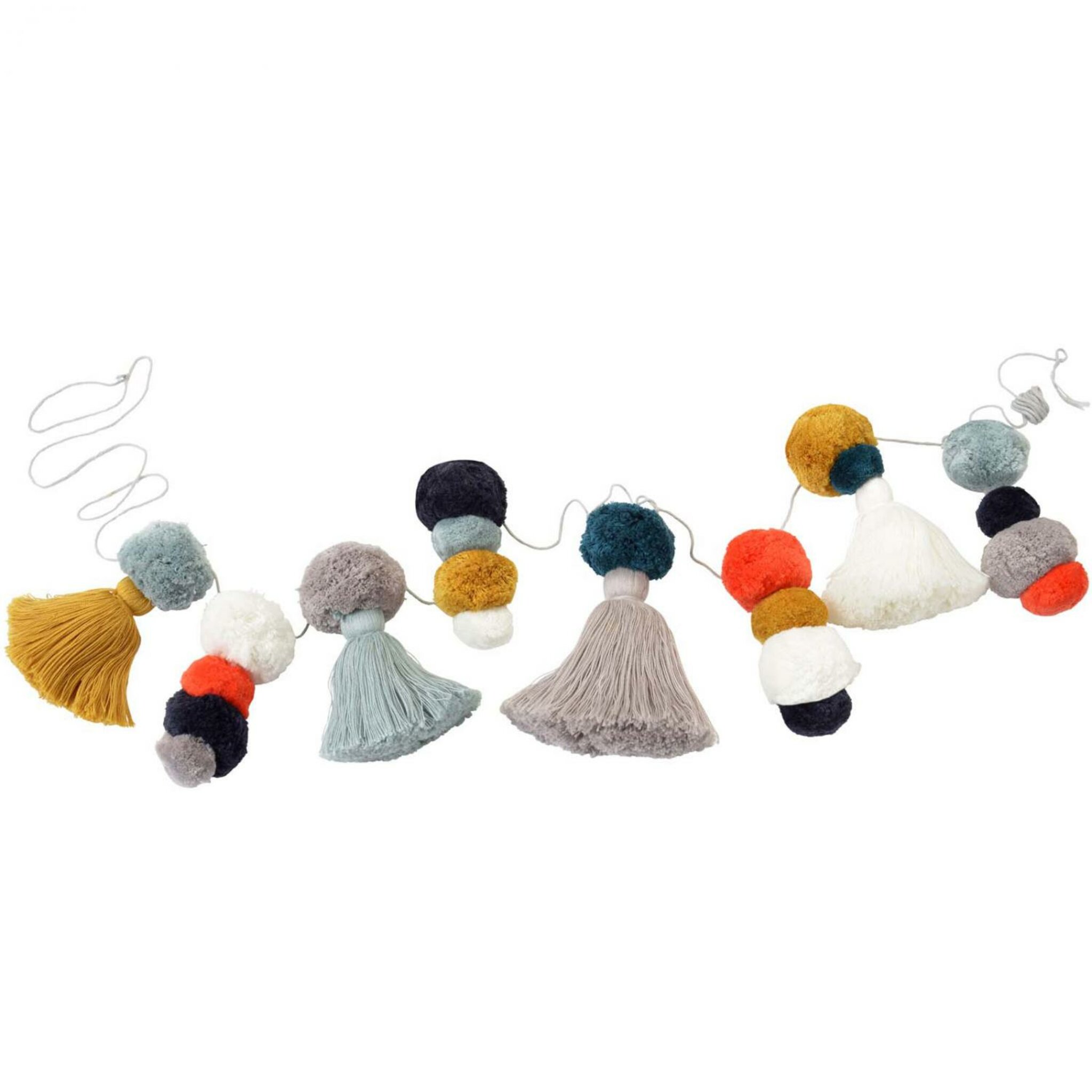 Girlang Pompom Och Tofsar