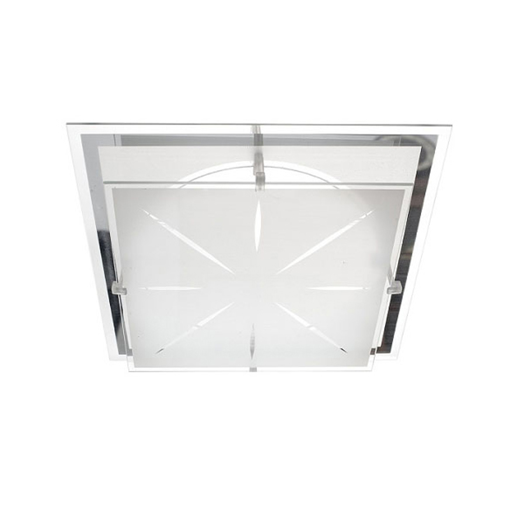Taklampa P2 av glas 31,5 x 31,5 cm