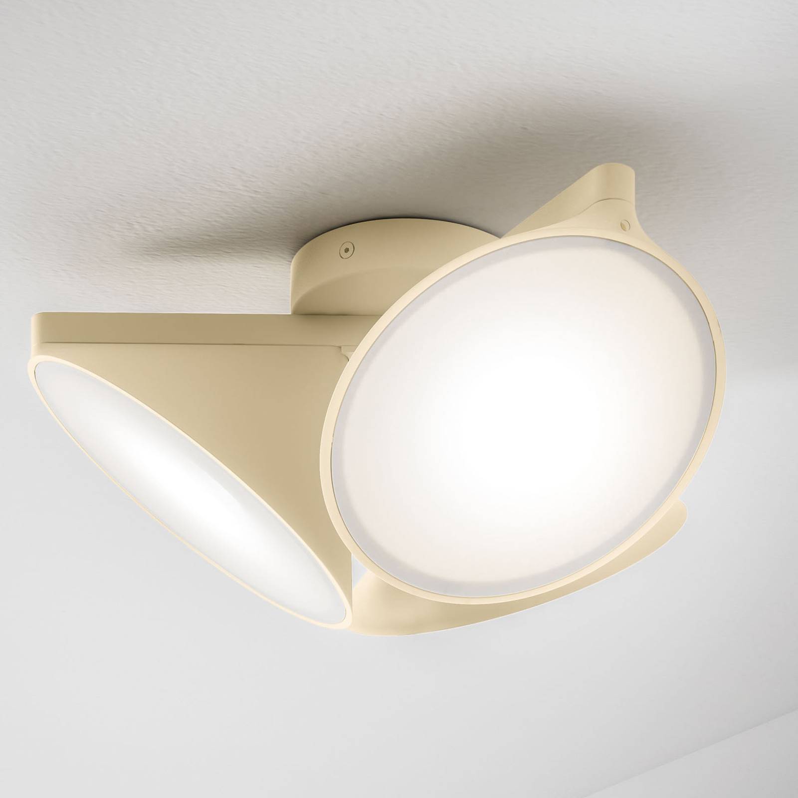 Axolight Orchid LED-taklampa, sand