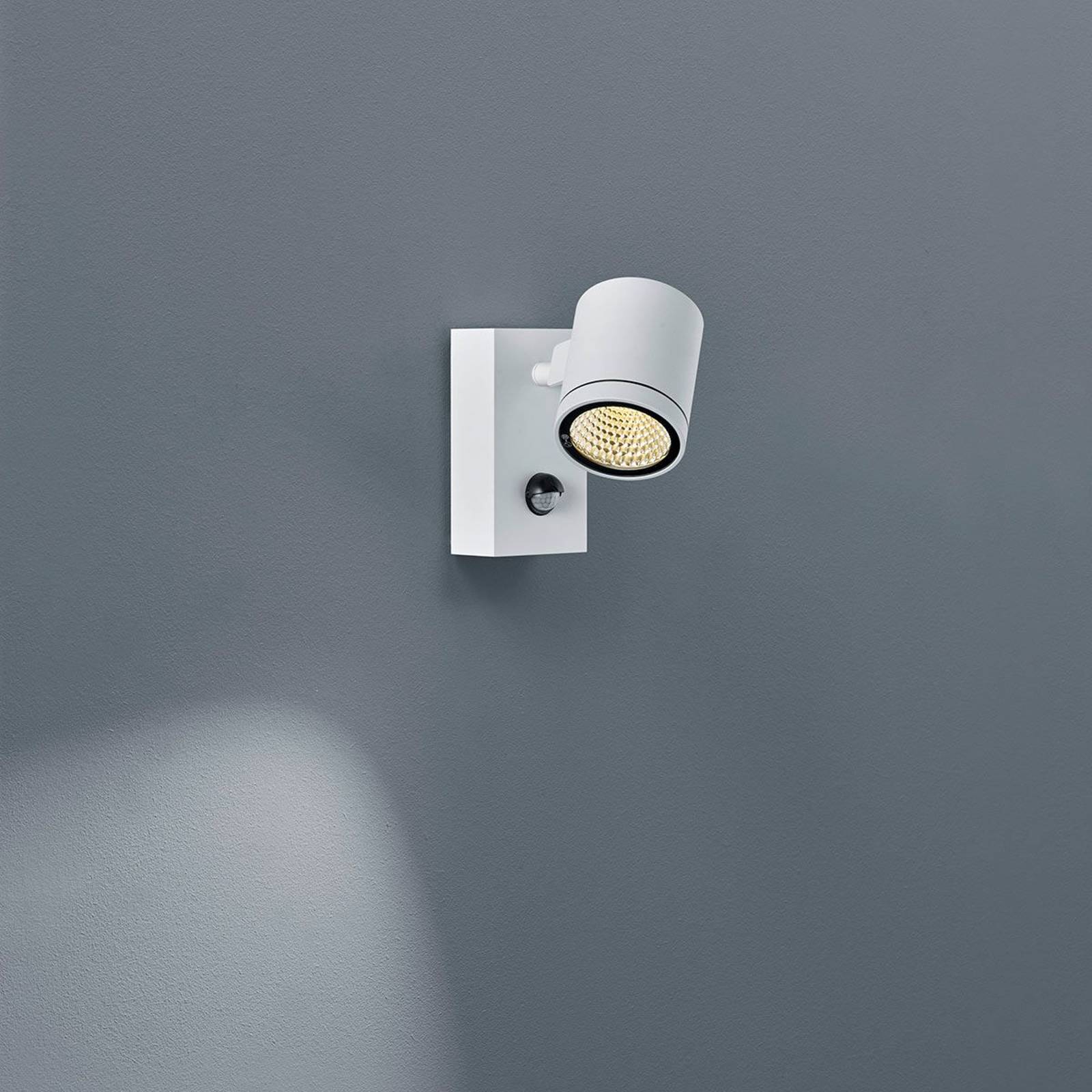 LED-väggspotlight Part med rörelsesensor, vit