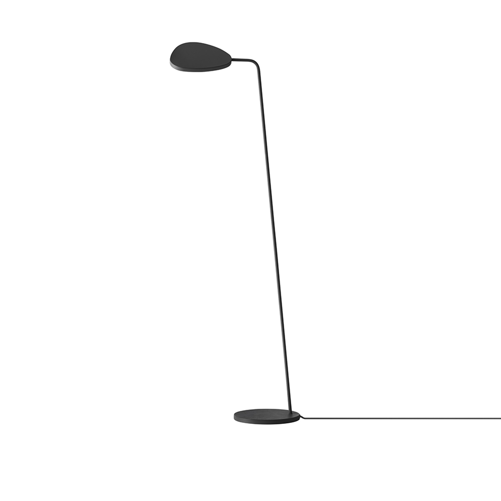 Muuto Lampa Leaf golv svart