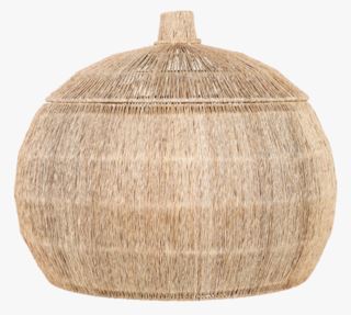 Jute round korg natur