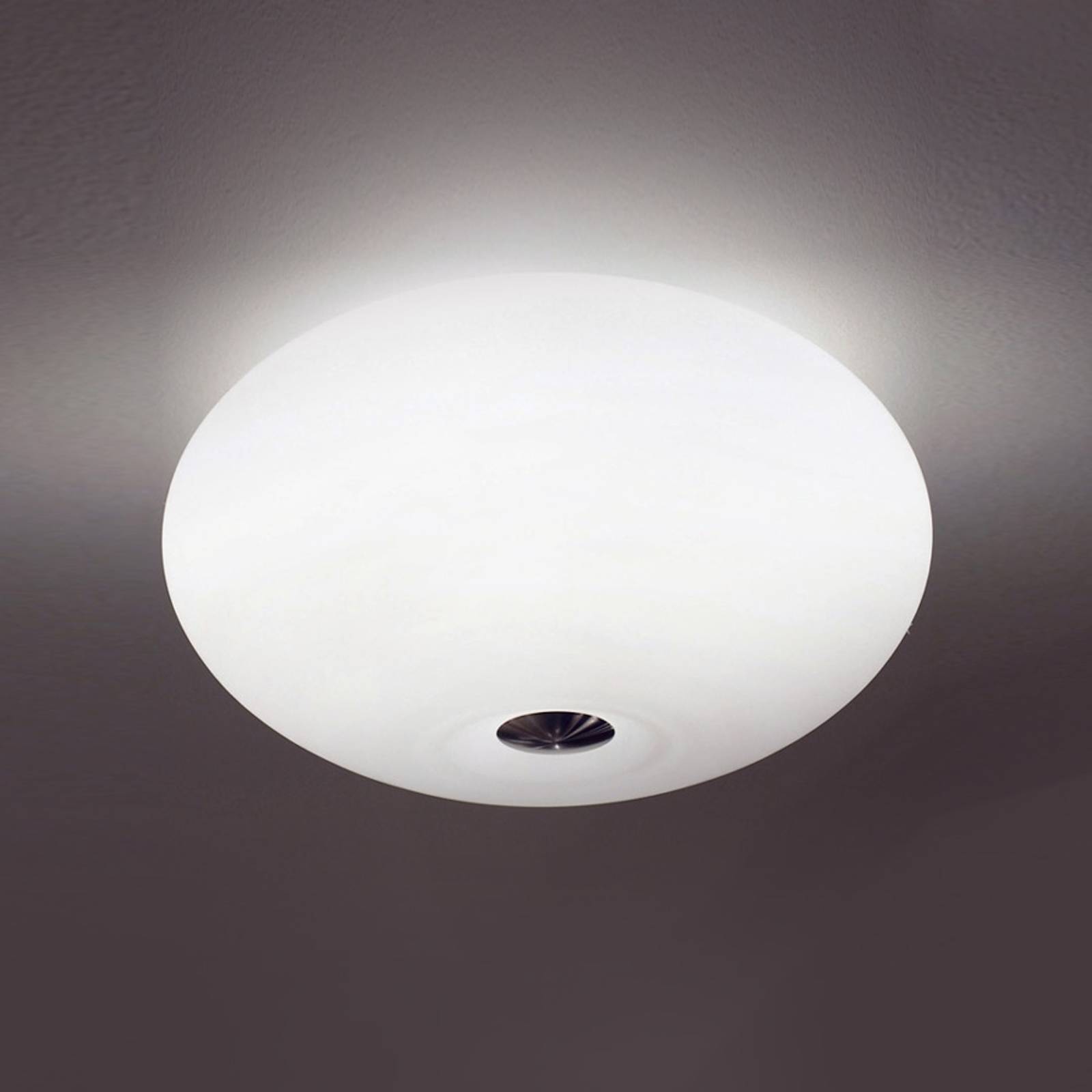 Präktig taklampa AIH 28 cm, matt vit