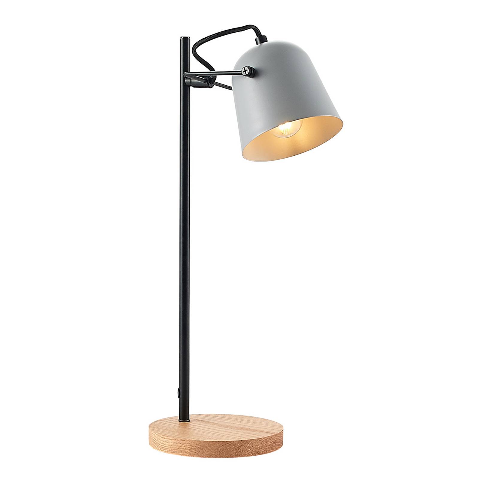 Lindby Adalin bordslampa, grå