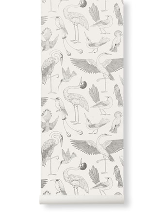 Katie Scott Tapet Birds Off White
