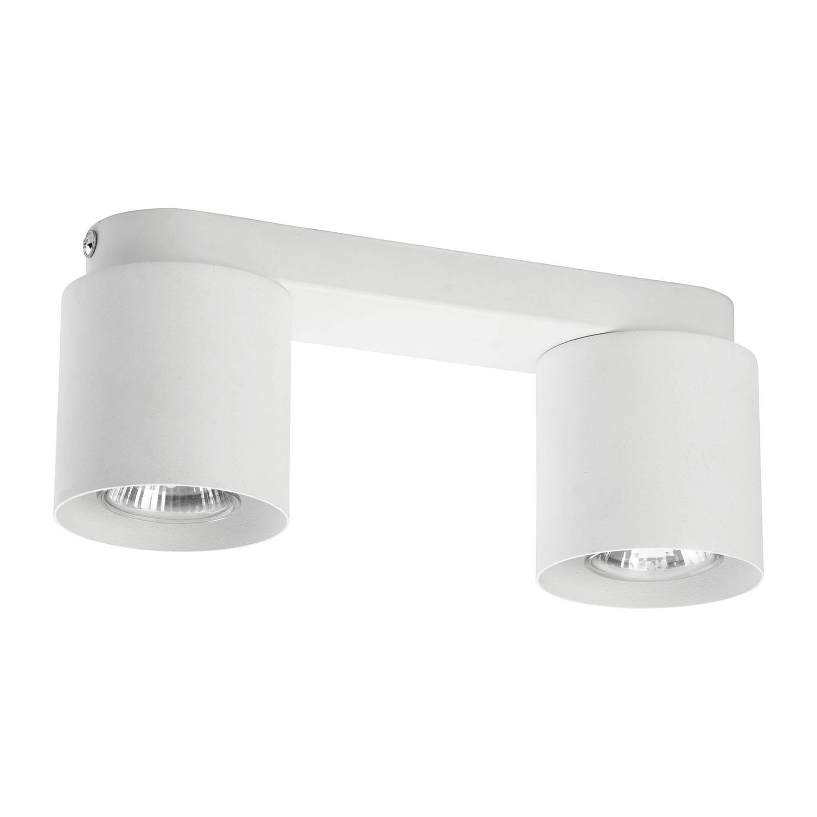 Taklampa Vico, 2 lampor, vit