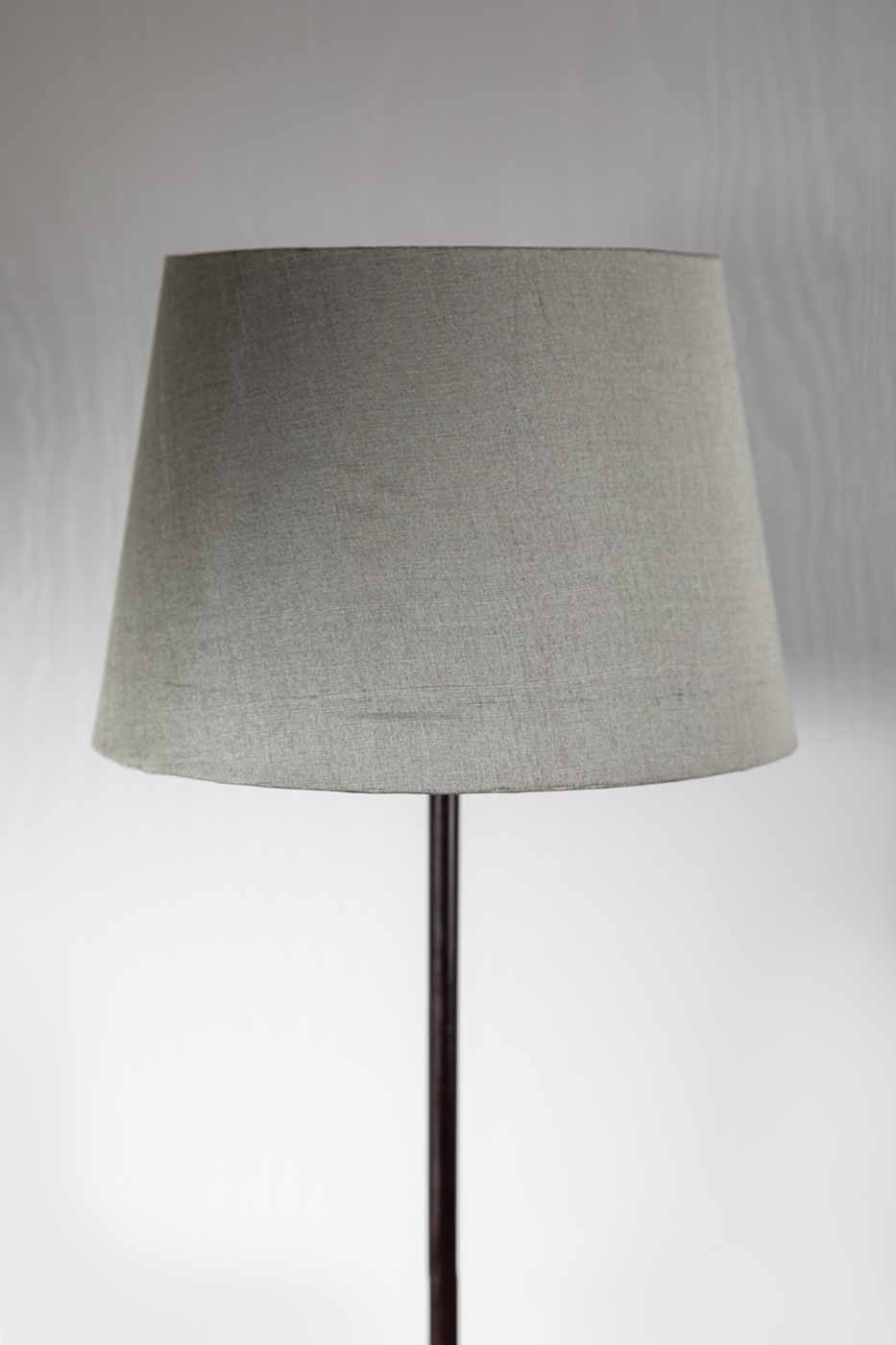 Lampskärm Walther rund 26 cm grå
