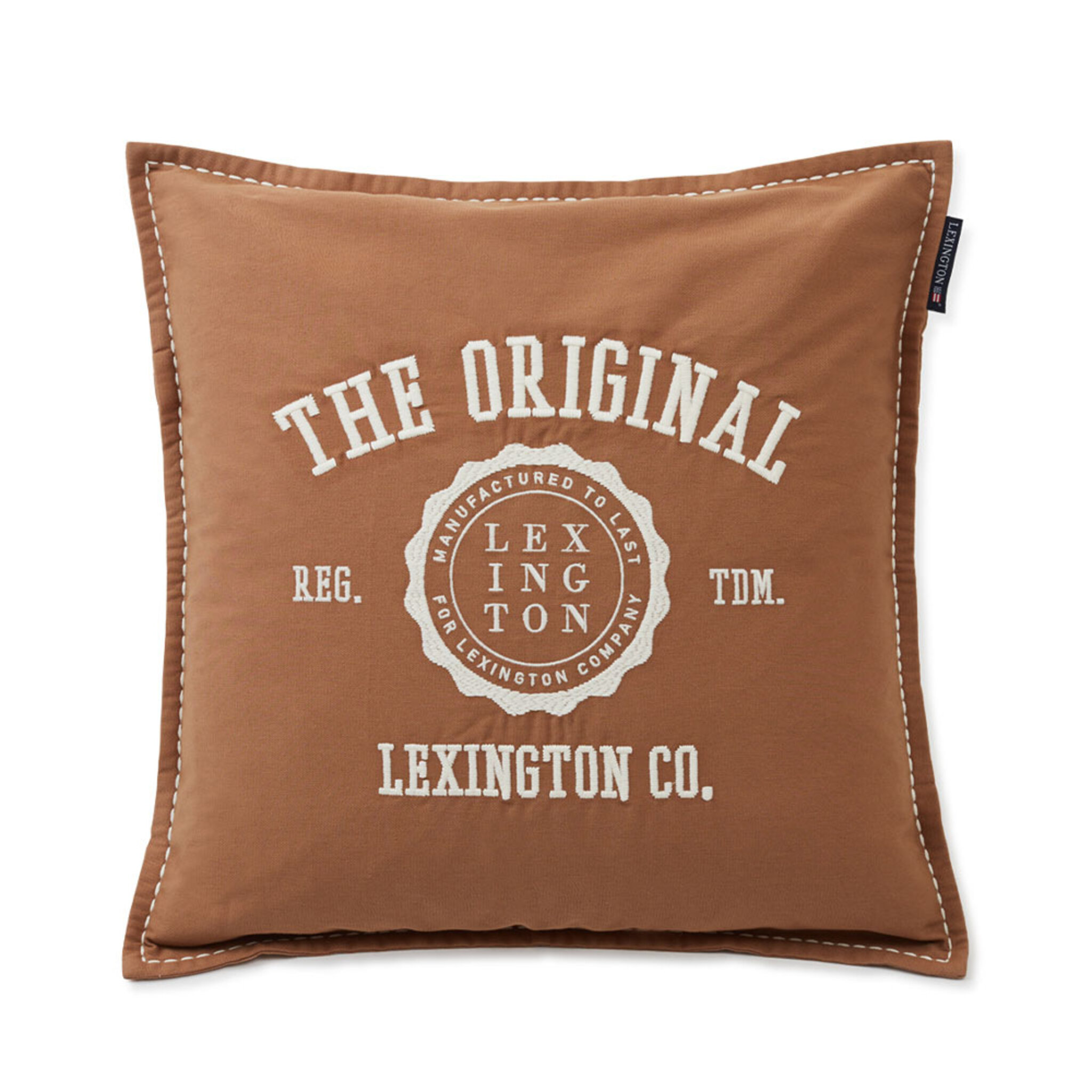 Sham Cotton Twill Logo Message Pillow, 50X50