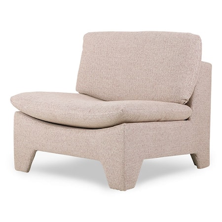 Retro Lounge Fauteuil Nude Melange