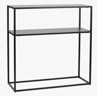 Steel konsollbord svart