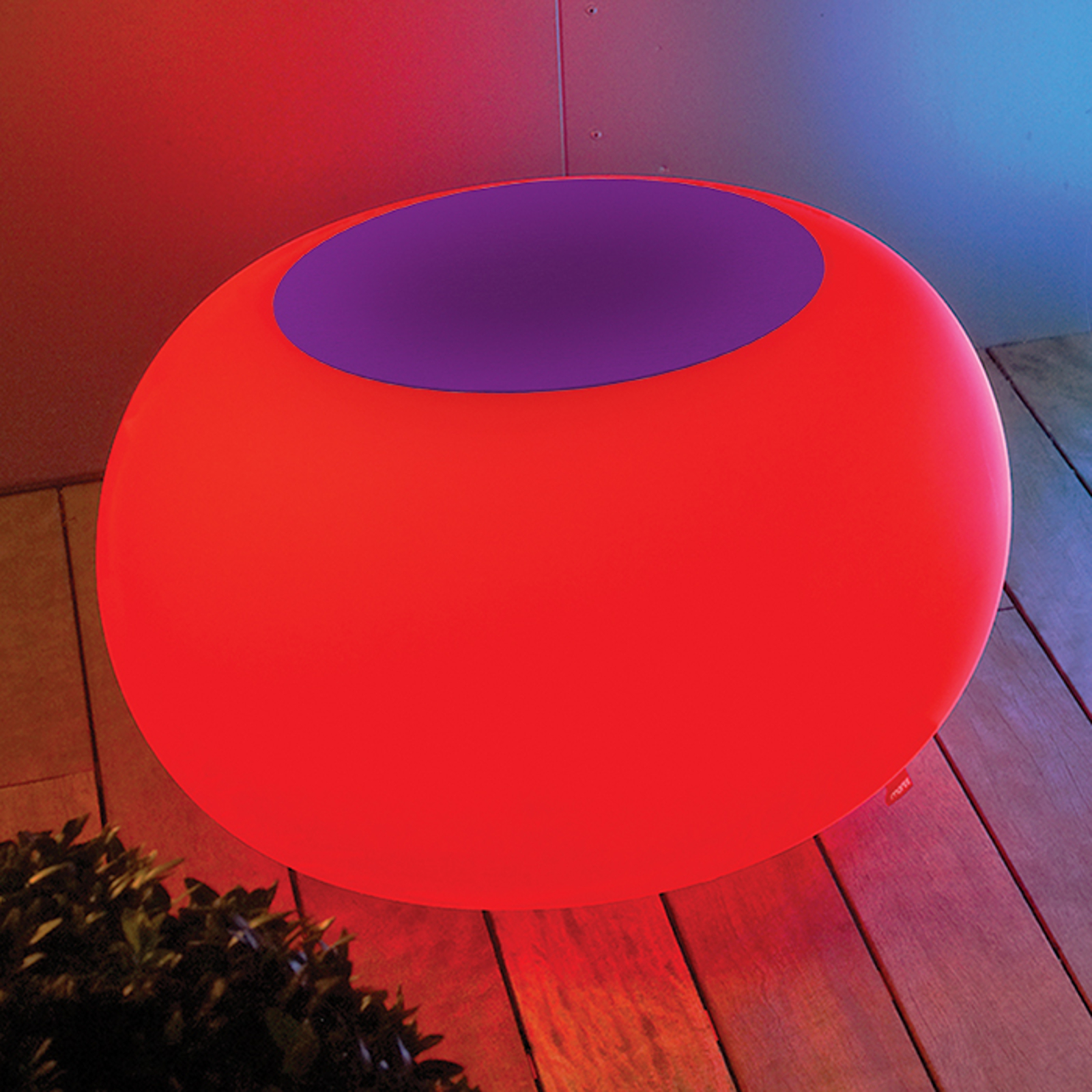 Bord BUBBLE ljus LED RGB + violett filt