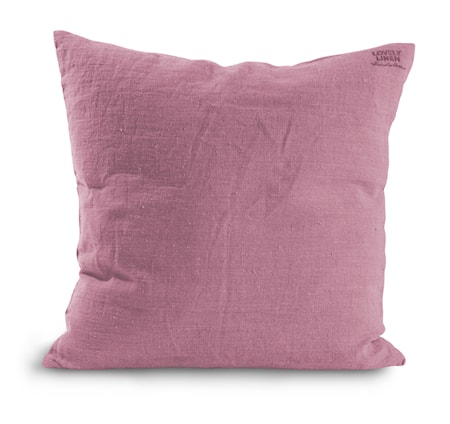 Lovely linen kuddfodral - Old rose 60x60 cm