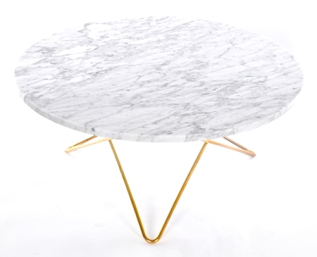 O table soffbord - marmor/mässing