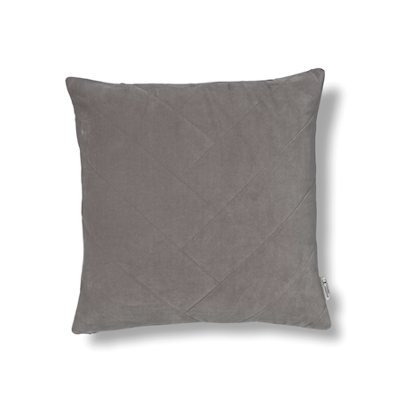 Chevron Kuddfodral Titanium 50x50 cm
