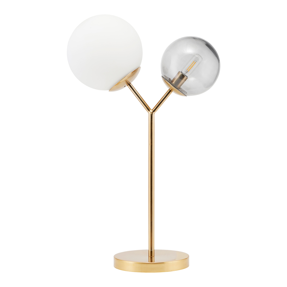 House Doctor - Twice Bordslampa 42 cm Mässing