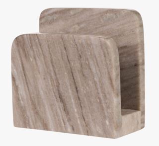 Alva marble servetthållare beige