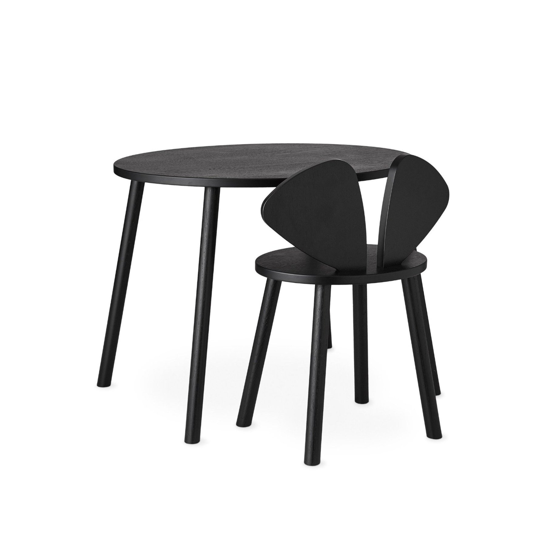 MOUSE SCHOOL SET svart Nofred