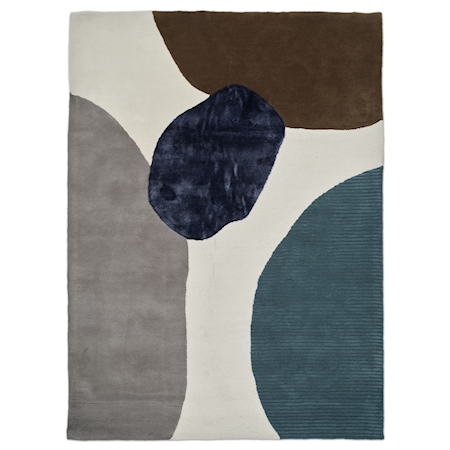 Topaz Matta Ivory/Teal 170x230 cm