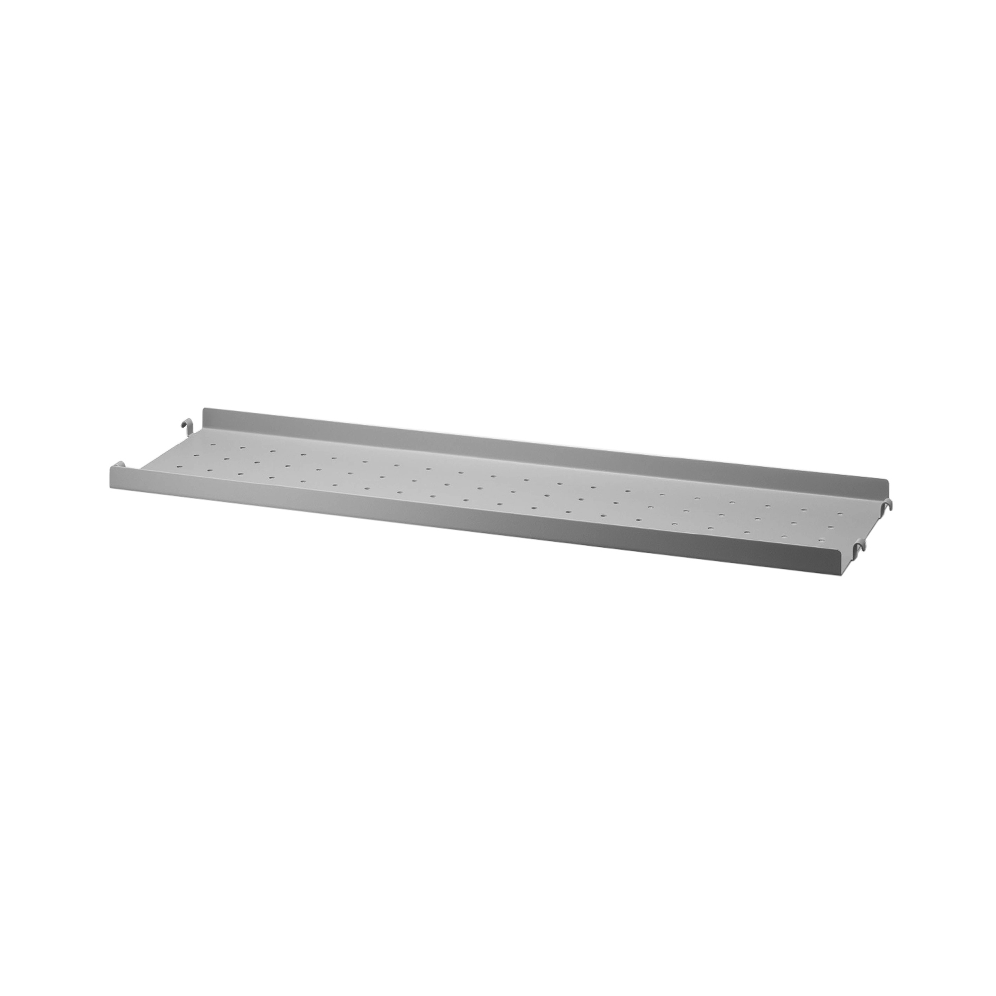 String Metallhyllplan Låg 58x20 grå