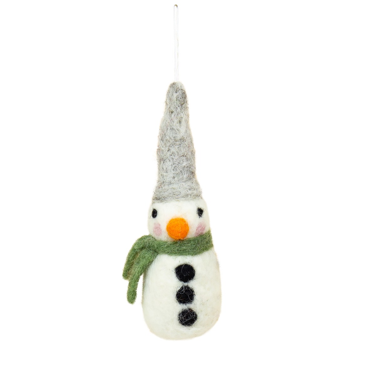 Afroart Julhänge Snögubbe