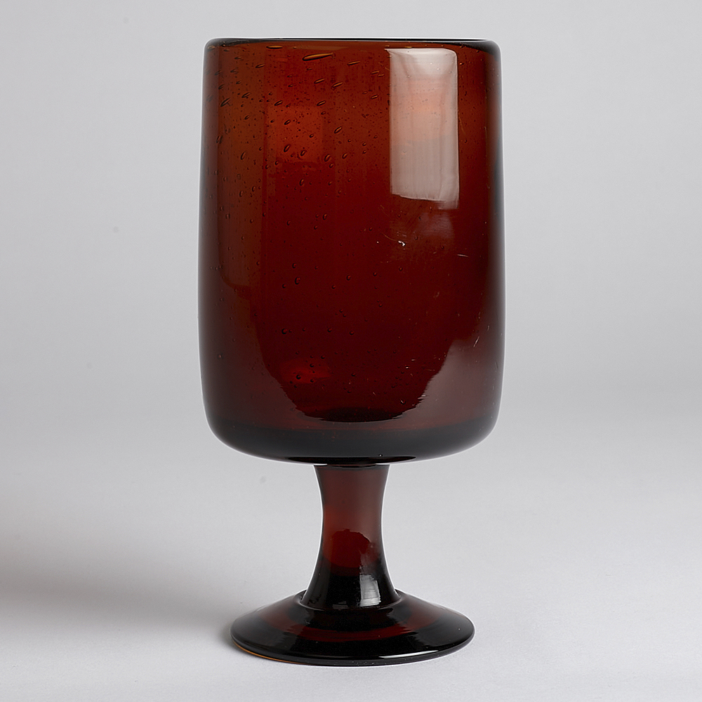 Vintage - SÅLD Pokal 20 cm Brun