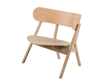 Oaki Loungestol light oiled oak