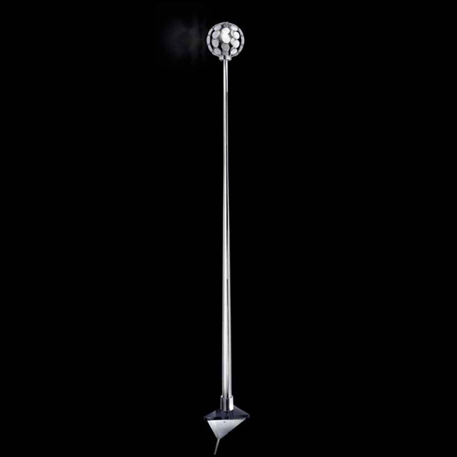 Vägglampa Sfera, 151 cm svart väggfäste