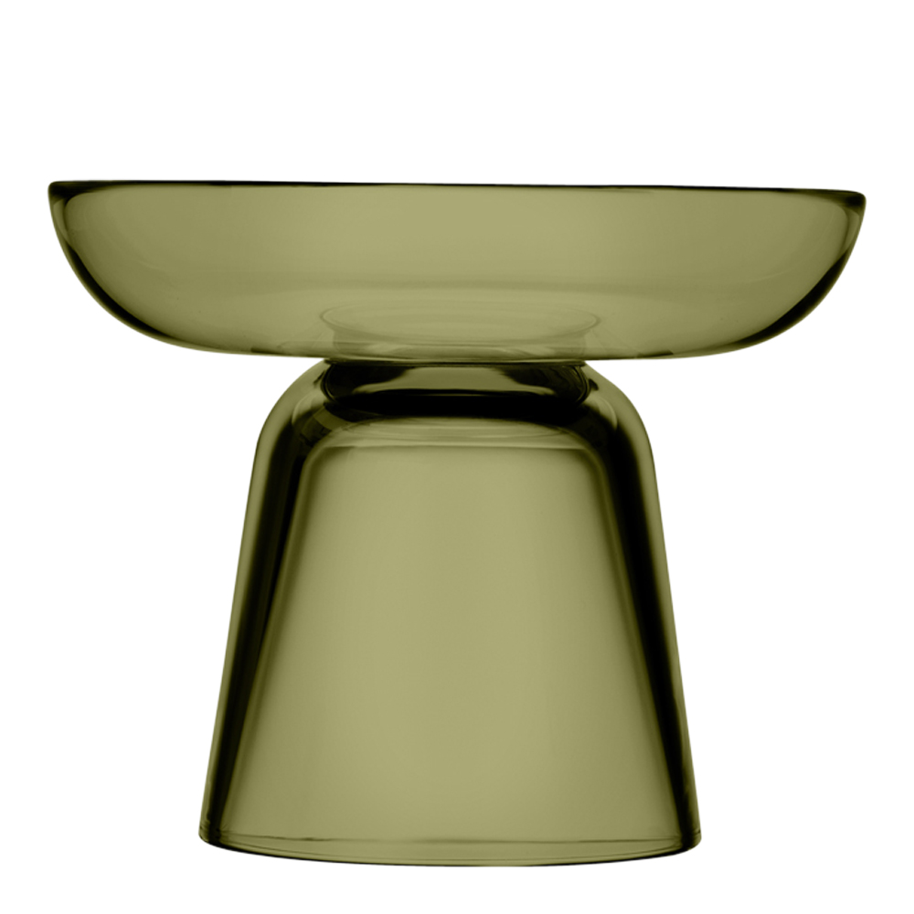 Iittala - Nappula Ljusstake 10,7 cm Mossgrön